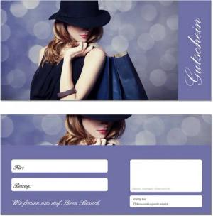 LYSCO Geschenkkarte Geschenkgutscheine Bekleidungsgeschäft Modeboutique Shopping, Mode Stylist Style Fashionista Damenbekleidung