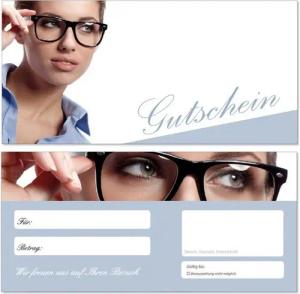 LYSCO Geschenkkarte Geschenkgutschein Optiker Brillengestell (Brille-691), Kontaktlinsen Brillenzubehör Augenoptiker Lesebrille