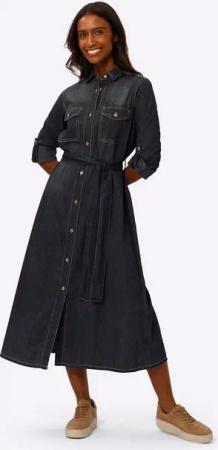 heine Etuikleid Hemdblusenkleid