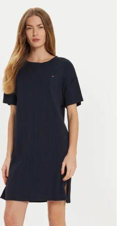 Tommy Hilfiger Kleid für den Alltag UW0UW05569 Dunkelblau Relaxed Fit