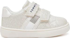 Tommy Hilfiger Sneakers Flag Low Cut Velcro Sneaker T1A9-33726-0375 M Écru