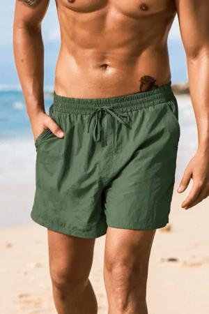 Grüne Herren-Badehose