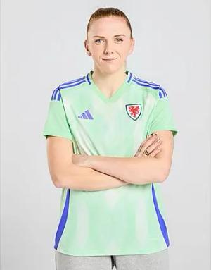 adidas Cymru WEC 2025 Auswärts Shirt Damen - Damen, Green