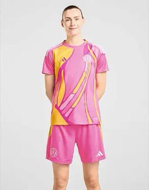 adidas Schottland 2025 Auswärts Shorts Damen - Damen, Pink