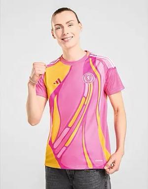 adidas Schottland 2025 Auswärts Shirt Damen - Damen, Pink