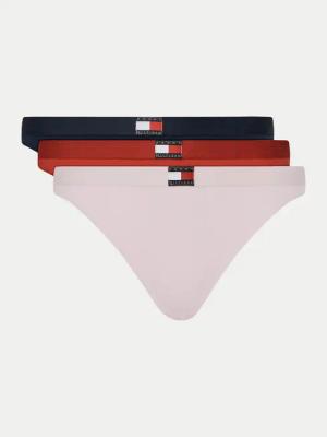 Tommy Hilfiger 3er-Set klassische Damenslips UW0UW05985 Bunt