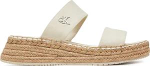 Calvin Klein Jeans Espadrilles Sporty Rope Mg Lth Webbing YW0YW01704 Beige