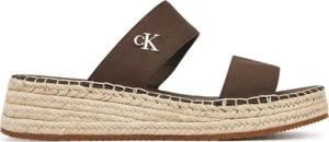 Calvin Klein Jeans Espadrilles Sporty Rope Mg Lth Webbing YW0YW01704 Braun