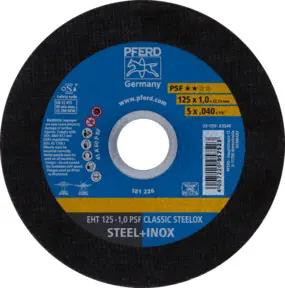PFERD Trennscheibe EHT 125x1,0x22,23 mm gerade Universallinie PSF CLASSIC STEELOX für Stahl/VA