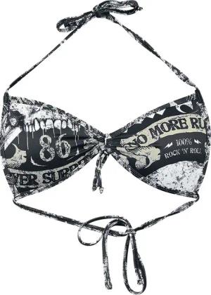 Rock Rebel by EMP - Rock Bikini-Oberteil - Mix And Match - XS bis XXL - für Damen - Größe XS - schwarz