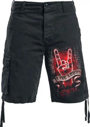Spiral - Gothic Short - Live Loud - S bis XXL - für Männer - Größe M - schwarz