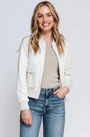 Zhrill Blouson in Unifarbe