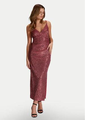 Swing Abendkleid 5AH07600 Rot Slim Fit