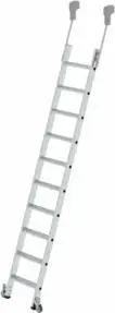 MUNK Aluminium-Regalleiter fahrbar 10 Stufen