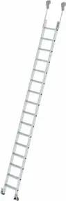 MUNK Aluminium-Regalleiter fahrbar 16 Stufen