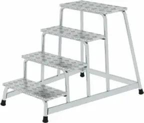 MUNK Aluminium-Arbeitspodest starr 4 Stufen