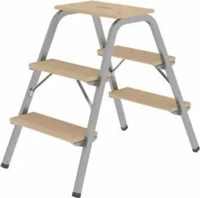 MUNK Stahl-Holz-Tritt 3 Stufen