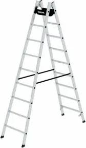 MUNK Aluminium-Stehleiter 2 x 9 Sprossen