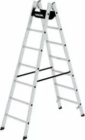 MUNK Aluminium-Stehleiter 2 x 7 Sprossen