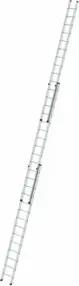 MUNK Aluminium-Schhiebeleiter 3-teilig 3 x 14 Sprossen
