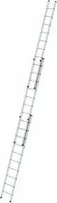 MUNK Aluminium-Schhiebeleiter 3-teilig 3 x 10 Sprossen