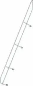 MUNK zweiter Handlauf Aluminium-Treppe 60° 13 Stufen