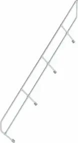 MUNK zweiter Handlauf Aluminium-Treppe 45° 13 Stufen