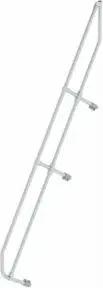 MUNK zweiter Handlauf Aluminium-Treppe 60° 10 Stufen