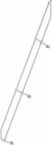 MUNK zweiter Handlauf Aluminium-Treppe 60° 12 Stufen