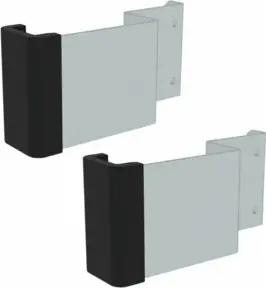 MUNK Führungsbeschlag unten für 2-teilige Seilzugleitern 98x25 mm