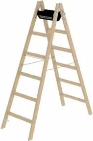 MUNK Holz-Stehleiter 6 Sprossen