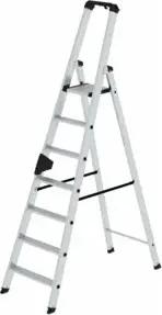 MUNK Aluminium-Stehleiter einseitig begehbar 1 x 7 Stufen