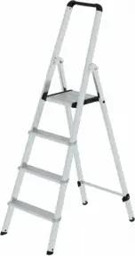 MUNK Aluminium-Stehleiter ML einseitig begehbar 4 Stufen