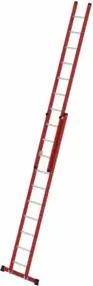 MUNK Kunststoff-Schiebe/Seilzugleiter 2-teilig Standtraverse 2 x 10 Sprossen