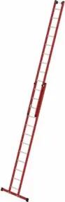 MUNK Kunststoff-Schiebe/Seilzugleiter 2-teilig Standtraverse 2 x 12 Sprossen