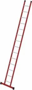MUNK Kunststoff-Anlegeleiter mit Standtraverse 14 Sprossen