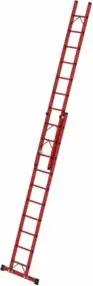 MUNK Vollkunstoff-Schiebe/Seilzugleiter 2-teilig Standtraverse 2 x 10 Sprossen