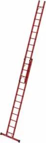 MUNK Vollkunstoff-Schiebe/Seilzugleiter 2-teilig Standtraverse 2 x 12 Sprossen