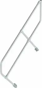 MUNK zweiter Handlauf Aluminium-Treppe 45° 5 Stufen
