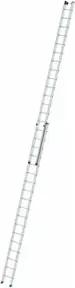 MUNK Aluminium-Schiebeleiter 2-teilig 2 x 18 Sprossen