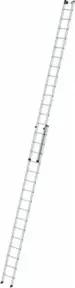 MUNK Aluminium-Schiebeleiter 2-teilig 2 x 16 Sprossen