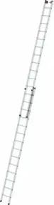 MUNK Aluminium-Schiebeleiter 2-teilig 2 x 14 Sprossen