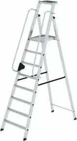 MUNK Aluminium-Stehleiter einseitig begehbar 8 Stufen