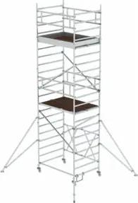 MUNK Klappgerüst Plattform-Höhe 4,80 m Größe 1,35 m x 1,80 m