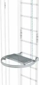 MUNK Zwischenplattform klappbar Aluminium blank
