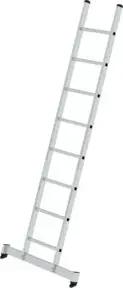MUNK Aluminium-Anlegeleiter nivello®-Traverse 8 Sprossen