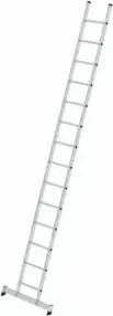 MUNK Aluminium-Anlegeleiter nivello®-Traverse 14 Sprossen