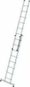 MUNK Aluminium-Schiebeleiter 2-teilig nivello®-Traverse 2 x 8 Sprossen