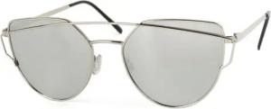 styleBREAKER Sonnenbrille Cat Eye Sonnenbrille mit Federscharnier und doppeltem Rahmen (1-St)