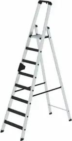 MUNK Aluminium-Stehleiter einseitig begehbar clip-step R13 1 x 8 Stufen